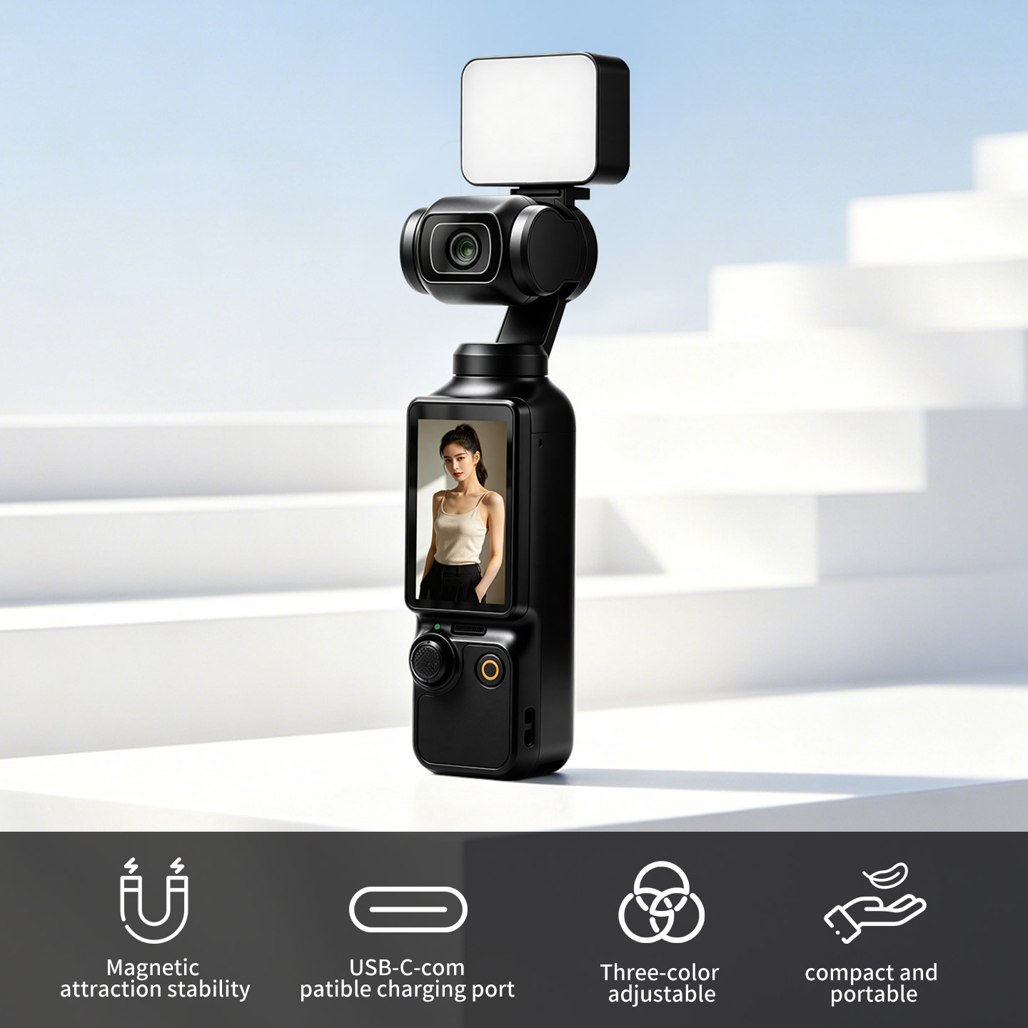 Photography Lighting Kit Portable - Lampu Isi Magnetik Portabel untuk DJI