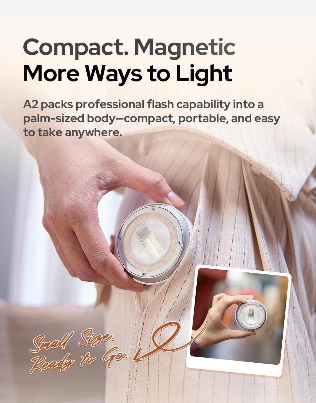 Photography Lighting Brands - Lampu Kilat Magnetik Godox A2 untuk