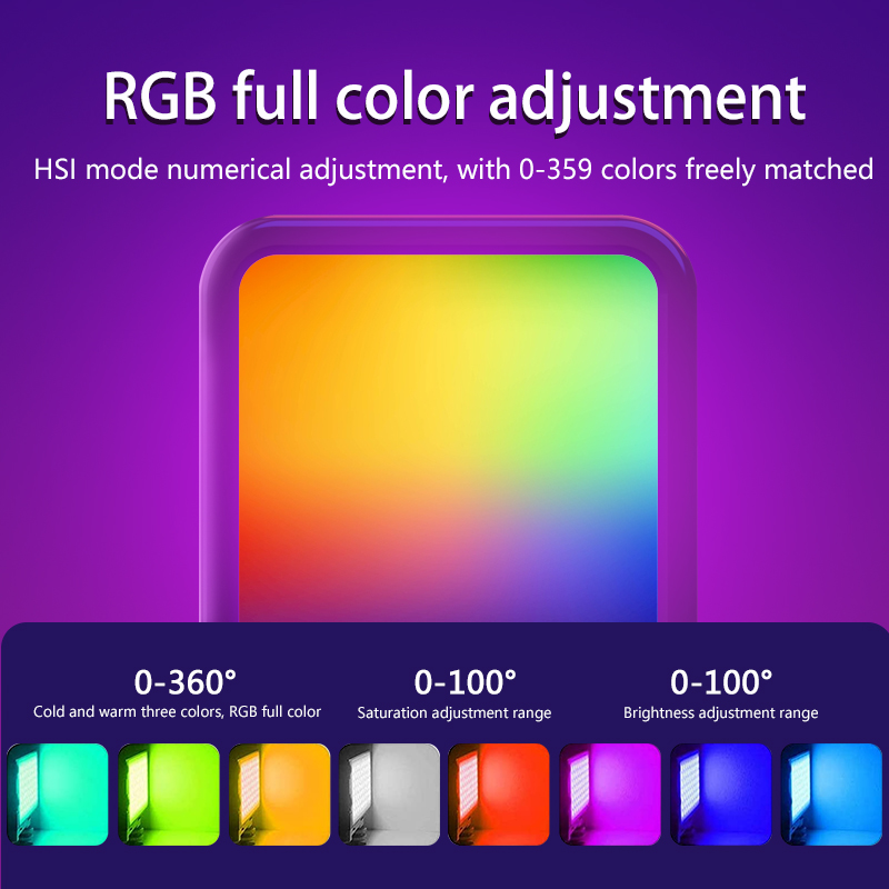Lampu Video LED RGB Portabel W - Photography Lighting Handheld ulasan dan harga
