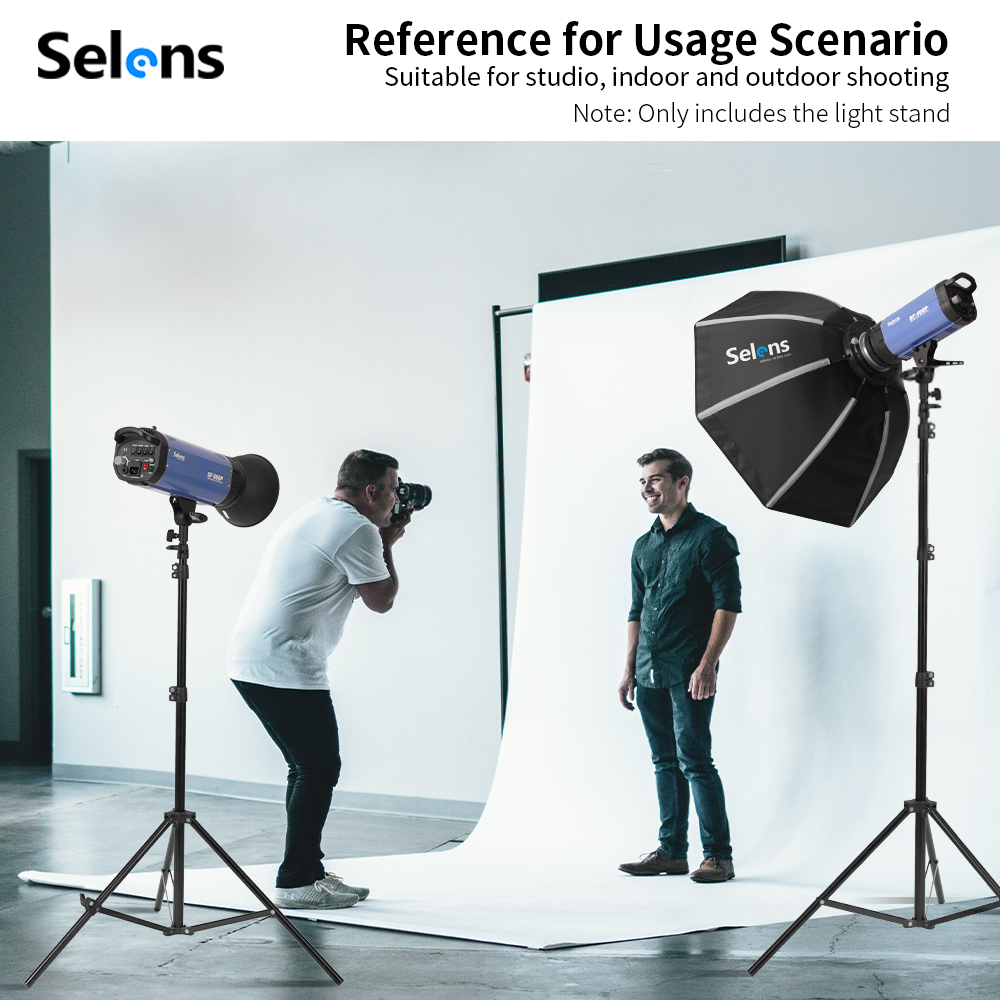 Statif Lampu Selens 2.2~3.95m  - Photography Lighting Meter ulasan dan harga