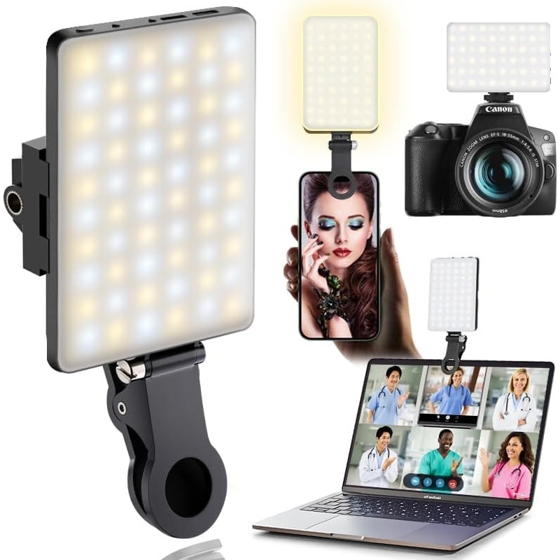 Lampu Selfie LED Portabel deng - Photography Lighting Description ulasan dan harga
