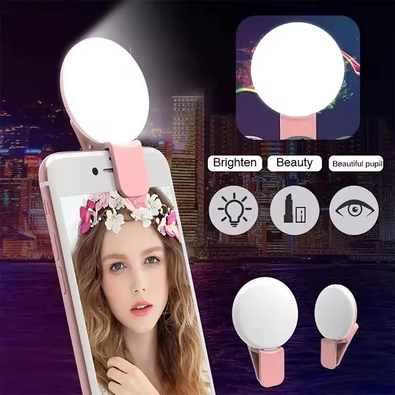 Lampu Cincin LED Mini Portabel - Photography Lighting Description ulasan dan harga