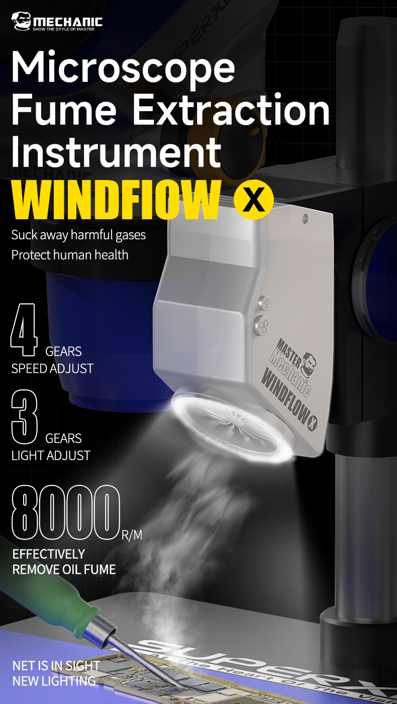 【MECHANIC】 WindFlow X kipas kn - Photography Lighting Kit Portable ulasan dan harga