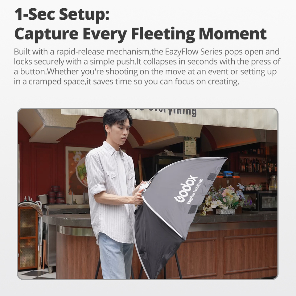 Godox Seri EazyFlow, Softbox L - Photography Lighting Handheld ulasan dan harga